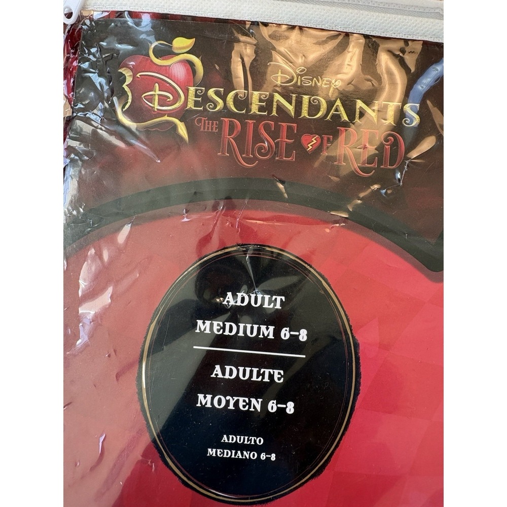 Disney Descendants The Rise of Red Queen of Hearts Costume Size Women's M 6-8 - Picture 3 of 10